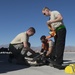 Nellis Airmen perform hot-pit refueling