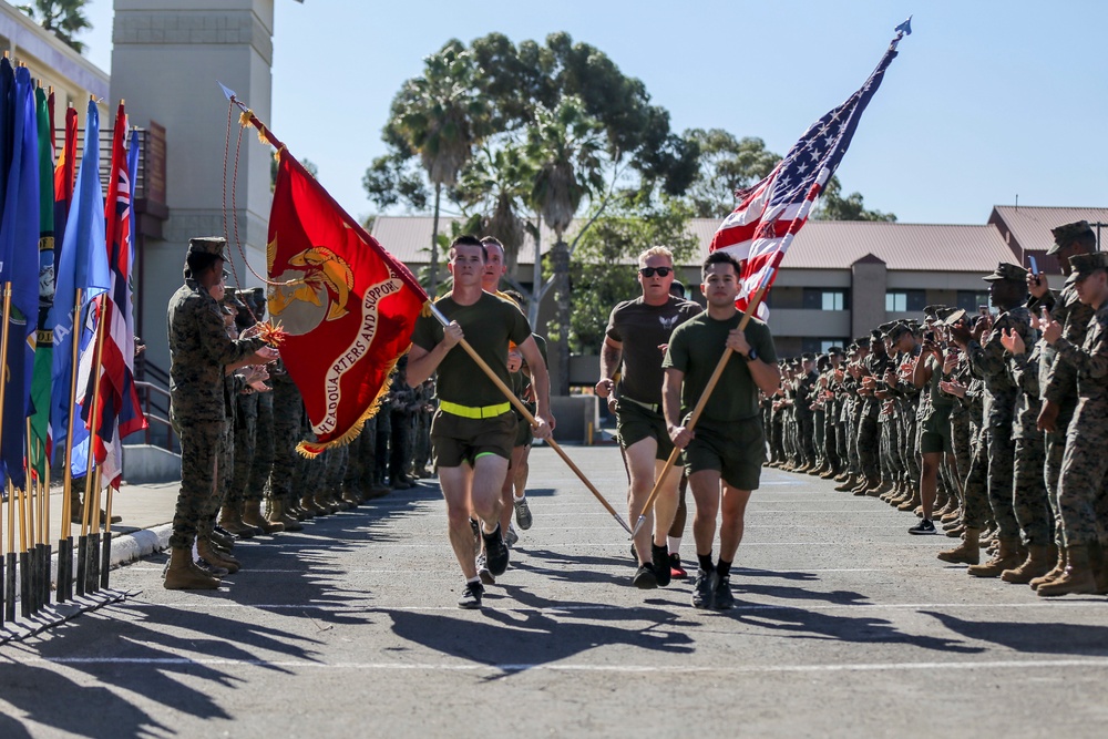 Headquarters and Support Battalion, MCB Camp Pendleton 2nd Annual Marine Corps Birthday Run &amp; Cake Cutting