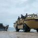 Military Transports Heavy Equipment Vehicles to Saipan in Response to Super Typhoon Yutu