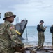 Military Transports Heavy Equipment Vehicles to Saipan in Response to Super Typhoon Yutu