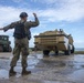 Military Transports Heavy Equipment Vehicles from to Saipan in Response to Super Typhoon Yutu