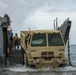 Military Transports Heavy Equipment Vehicles to Saipan in Response to Super Typhoon Yutu