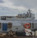 Military Transports Heavy Equipment Vehicles from the USS Ashland to Saipan in Response to Super Typhoon Yutu
