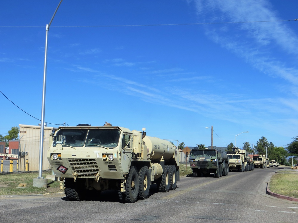 264th Combat Support Service Battalion arrives at Fort Huachuca