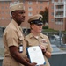 US Marine Corps Forces Command Re-enlistment ceremony