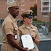 US Marine Corps Forces Command re-enlistment ceremony