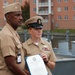 US Marine Corps Forces Command re-enlistment ceremony