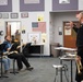 U.S. Navy Band Commodores give educational clinics for local students