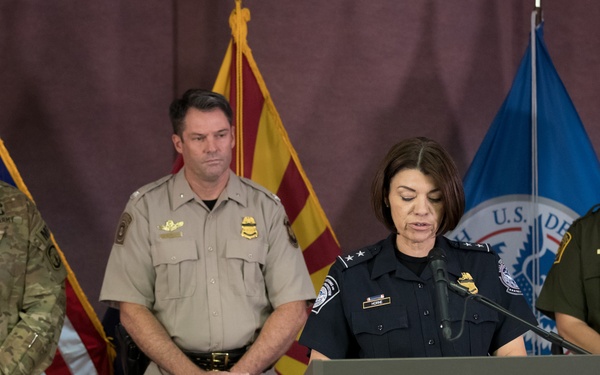 Joint CBP and DOD Briefing on Operation Secure Line - Nogales, Arizona