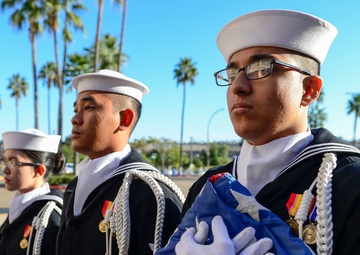 NMCSD Sailors March in the 2018 Veterans Day Parade