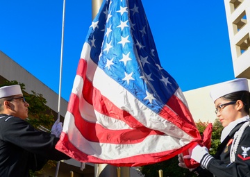 NMCSD Sailors March in the 2018 Veterans Day Parade