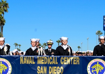 NMCSD Sailors March in the 2018 Veterans Day Parade