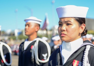 NMCSD Sailors March in the 2018 Veterans Day Parade
