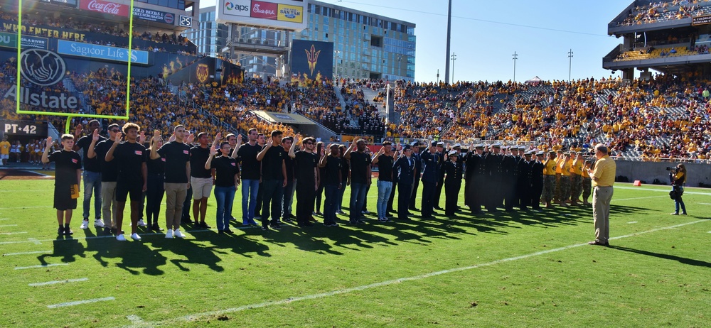 Phoenix Recruiting conducts ASU Salute to Service activities