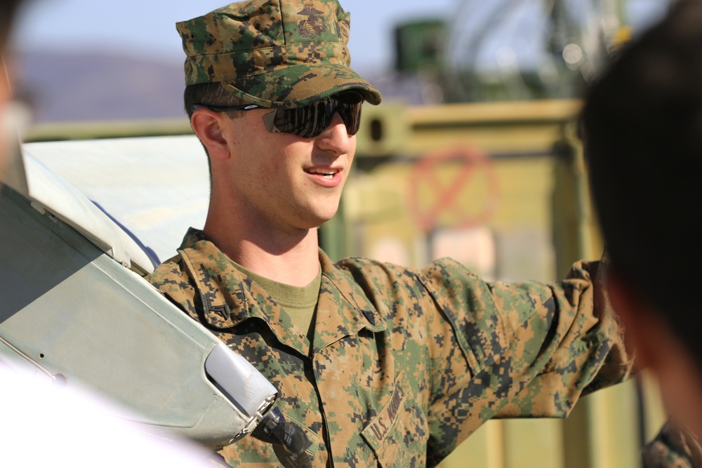 Marines Show UAV Capabilities During a Static Display