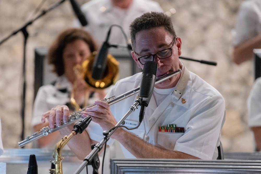 U.S. Navy Band Commodores perform in Naples