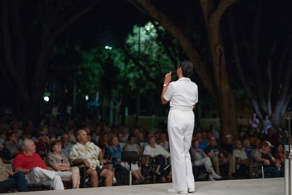 U.S. Navy Band Commodores perform in Naples