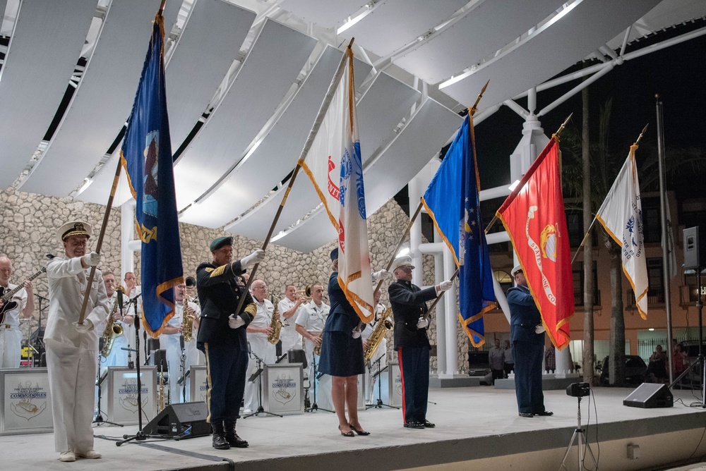 U.S. Navy Band Commodores perform in Naples