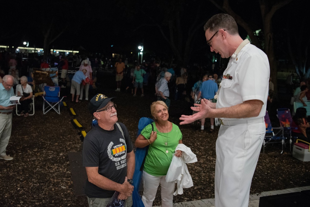 U.S. Navy Band Commodores perform in Naples