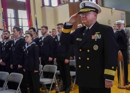 Submarine Group 7 gives keynote address at CFAY Bells of Peace memorial event