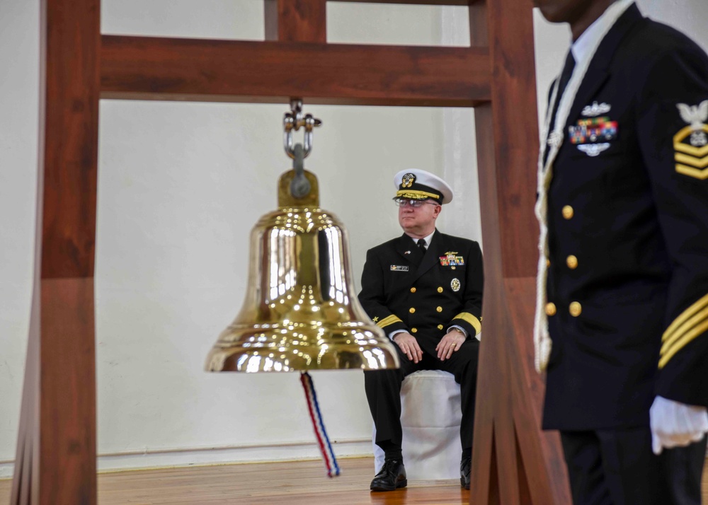 Submarine Group 7 gives keynote address at CFAY Bells of Peace Memorial Event