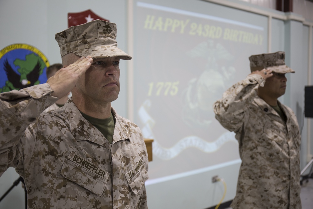 SPMAGTF-CR-CC USMC Birthday Ceremony