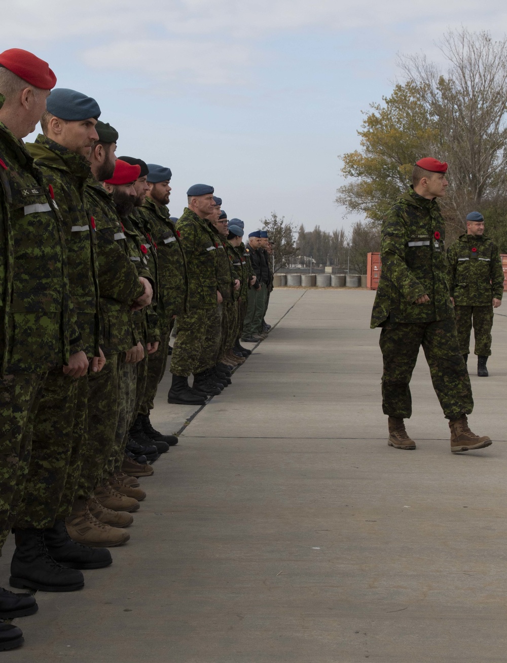 Canadian Armed Forces host U.S. Army, Romanian Armed Forces for Remembrance Day