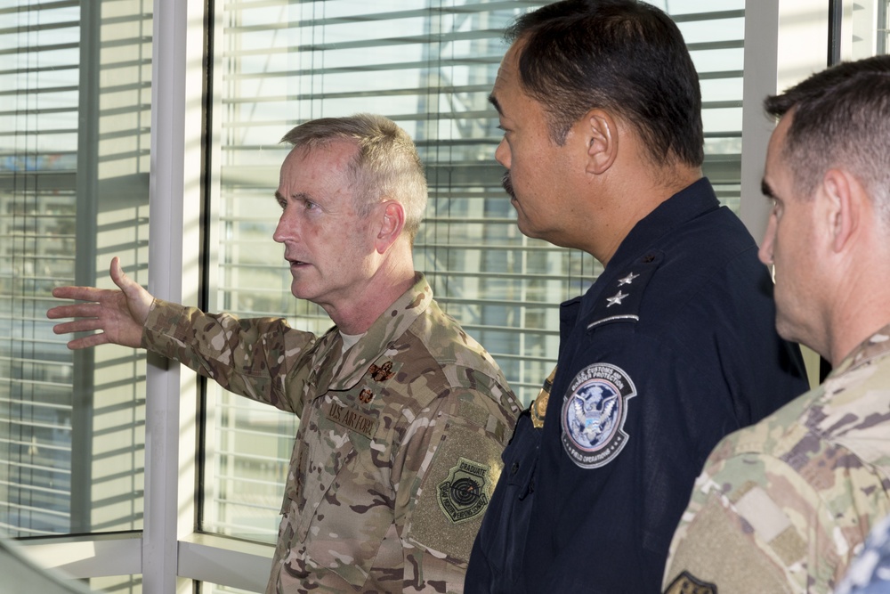 General Terrence J. O’Shaughnessy tours the San Ysidro Port of Entry