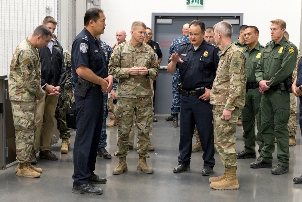 General Terrence J. O’Shaughnessy tours the San Ysidro Port of Entry