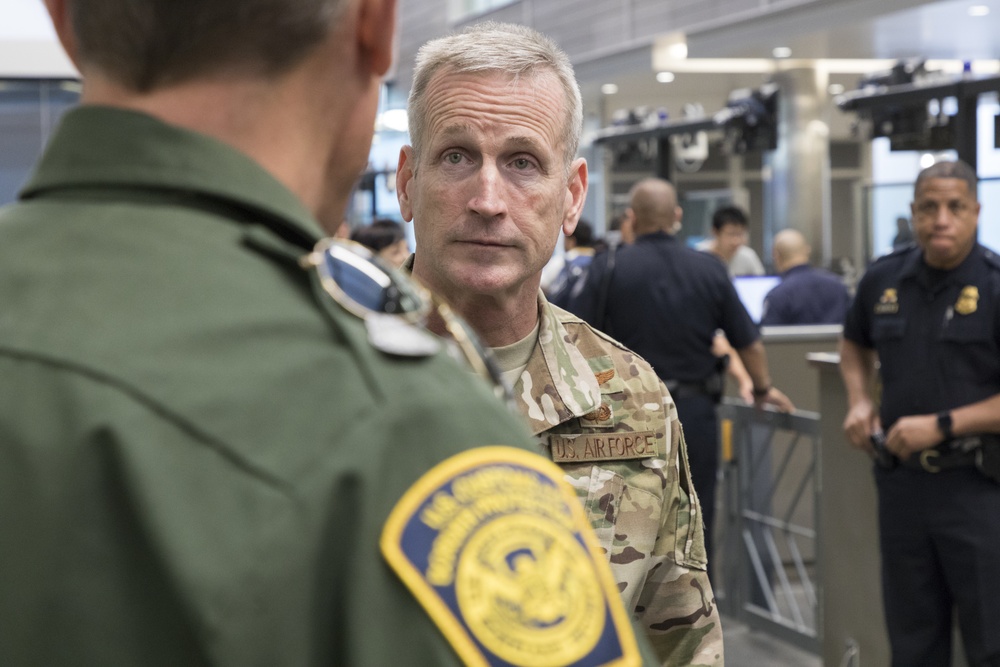 General Terrence J. O’Shaughnessy tours the San Ysidro Port of Entry