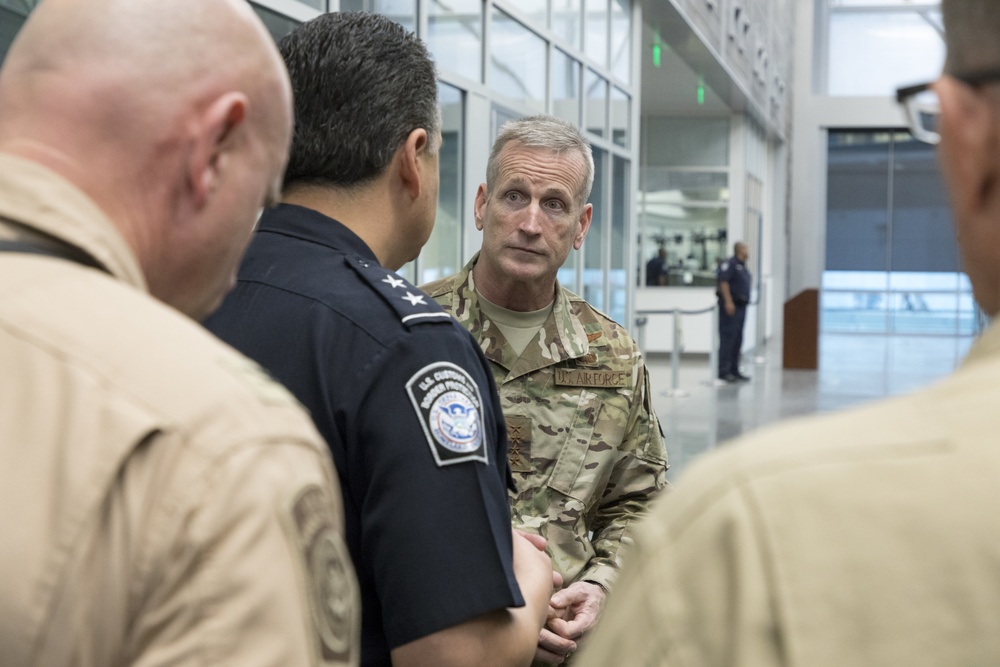 General Terrence J. O’Shaughnessy tours the San Ysidro Port of Entry