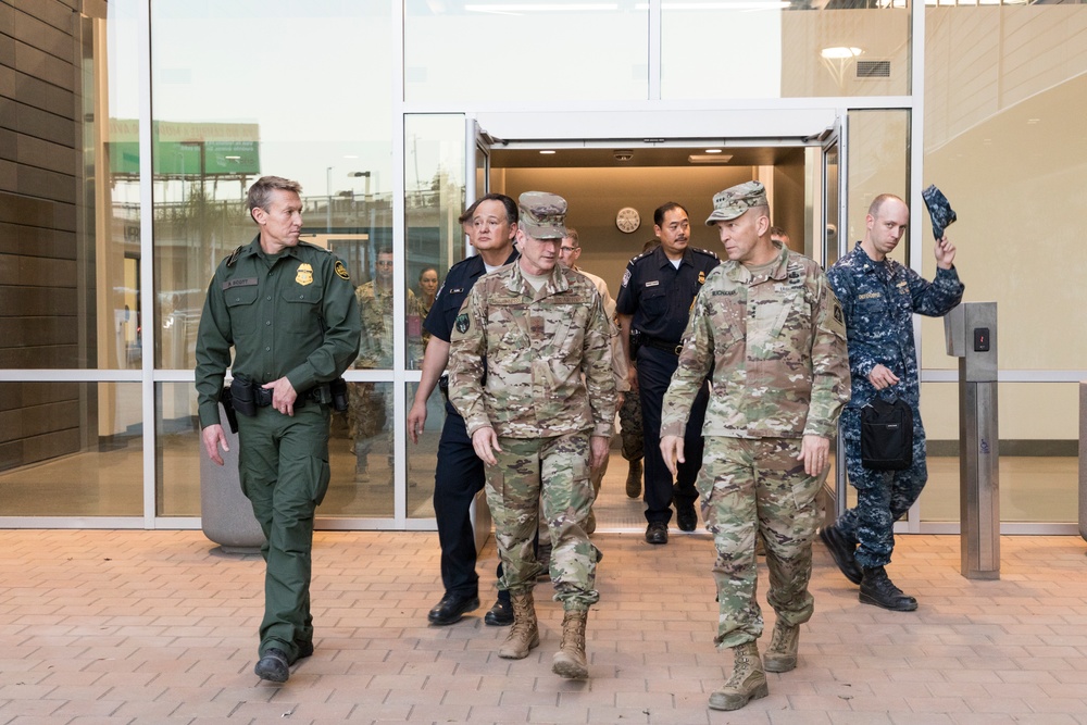 General Terrence J. O’Shaughnessy tours the San Ysidro Port of Entry