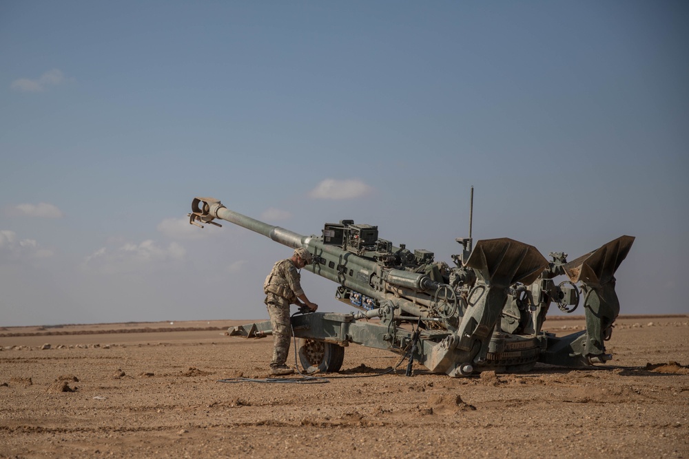 Field Artillery Soldiers Shell the Last Of ISIS