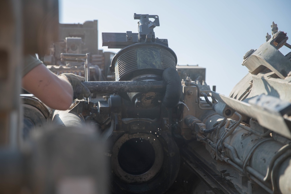 Field Artillery Soldiers Shell the Last Of ISIS