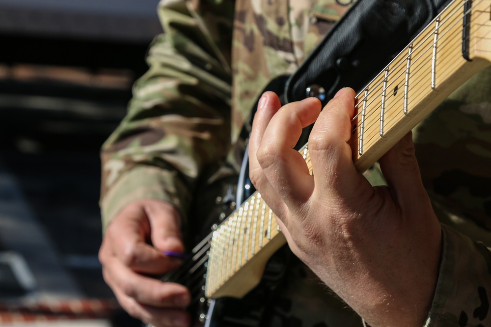 The All American rock band performs for the Southern Pines Sixth Annual Veterans Day Parade