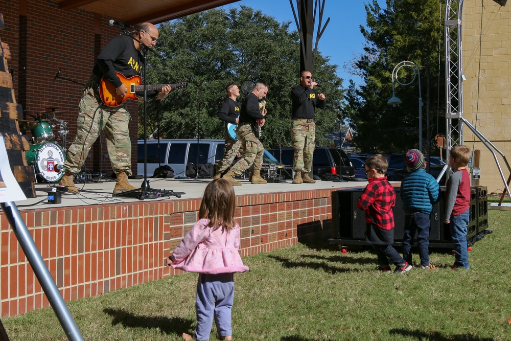 The All American rock band performs for the Southern Pines Sixth Annual Veterans Day Parade