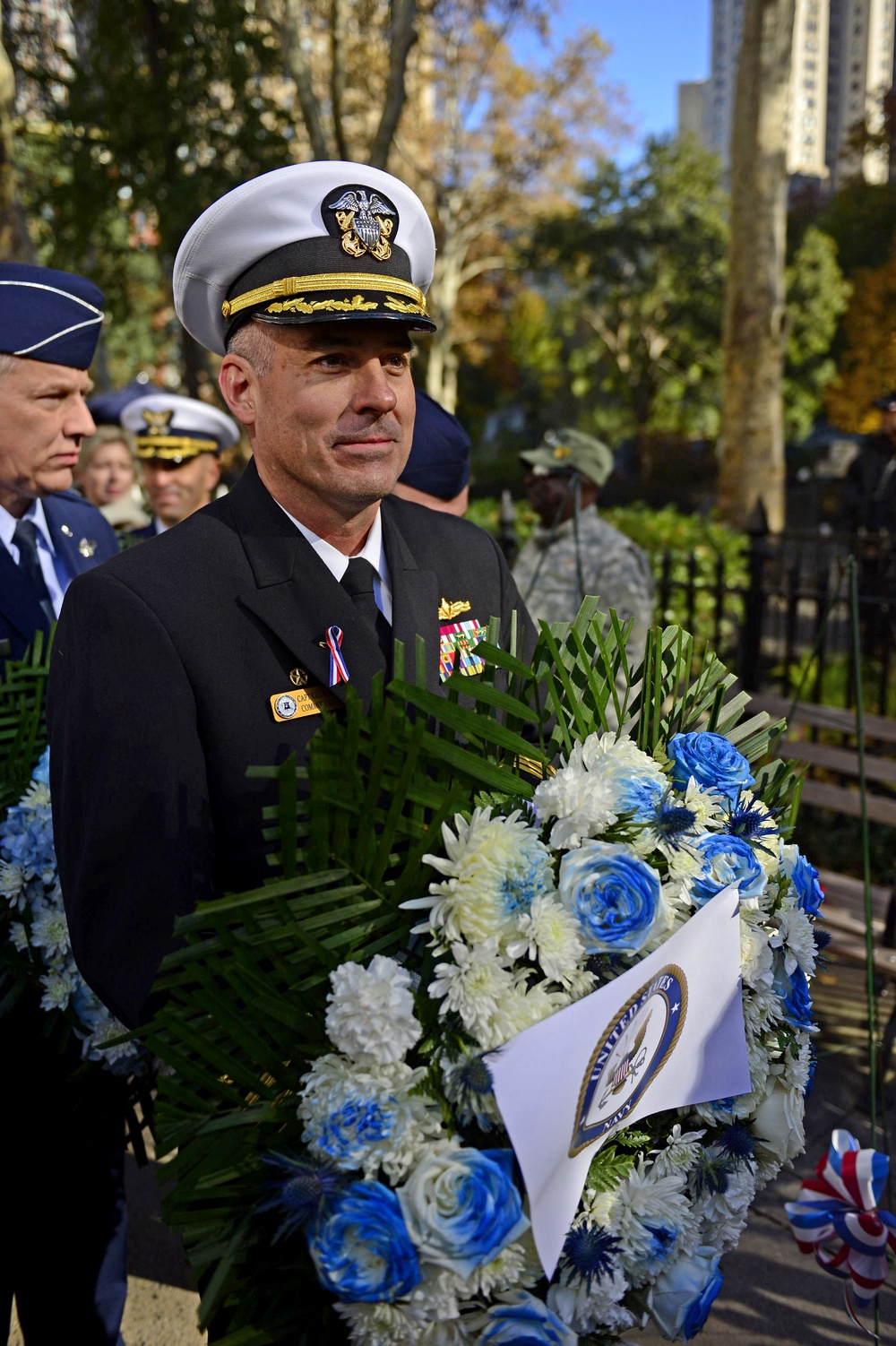 Killman lays wreath