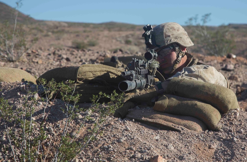 Marines with 1/1 provide support during ITX 1-19