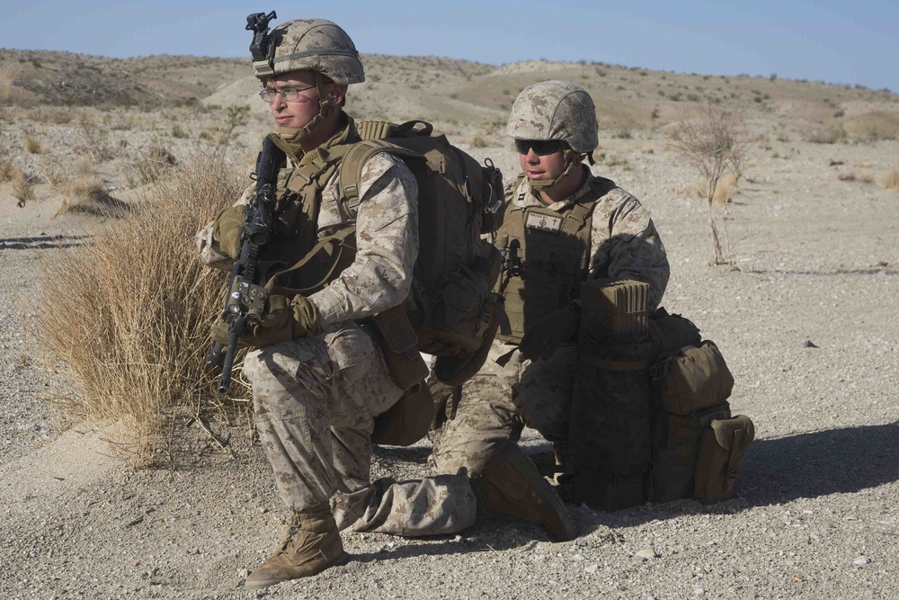 Marines with 1/1 provide support during ITX 1-19