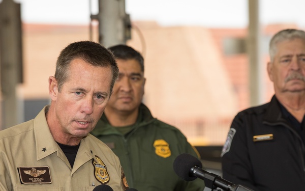 Joint CBP and DOD Briefing on Operation Secure Line - Hidalgo, Texas