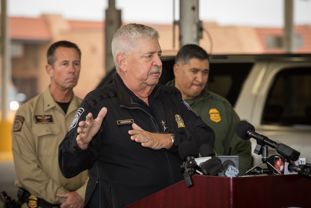 Joint CBP and DOD Briefing on Operation Secure Line - Hidalgo, Texas