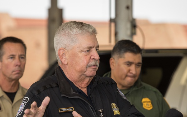 Joint CBP and DOD Briefing on Operation Secure Line - Hidalgo, Texas