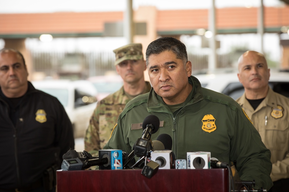 Joint CBP and DOD Briefing on Operation Secure Line - Hidalgo, Texas
