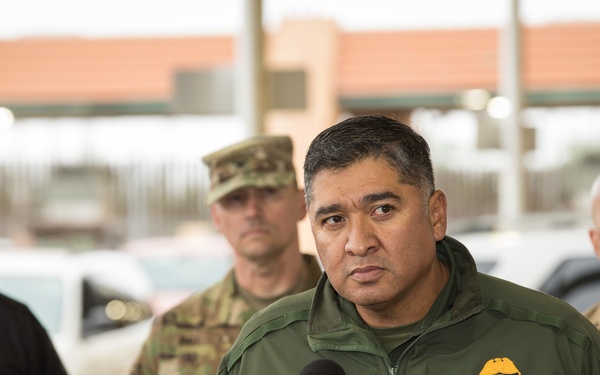 Joint CBP and DOD Briefing on Operation Secure Line - Hidalgo, Texas