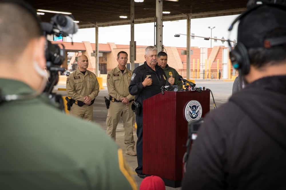 Joint CBP and DOD Briefing on Operation Secure Line - Hidalgo, Texas