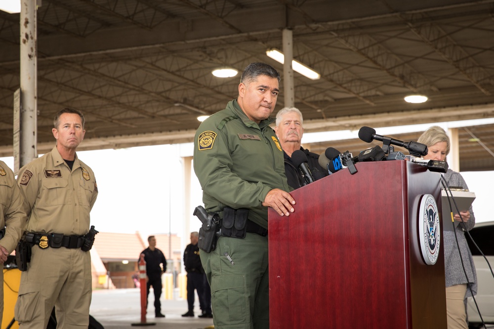 Joint CBP and DOD Briefing on Operation Secure Line - Hidalgo, Texas