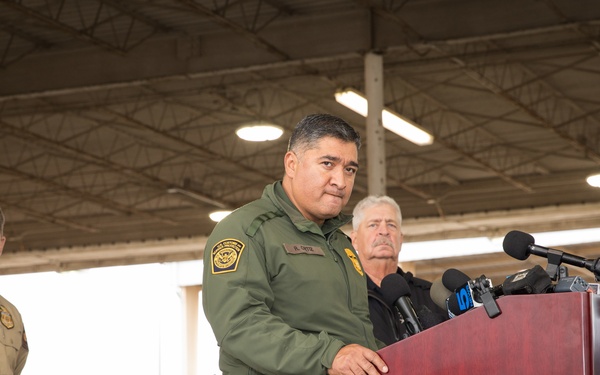 Joint CBP and DOD Briefing on Operation Secure Line - Hidalgo, Texas
