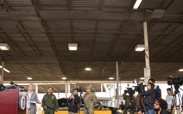 Joint CBP and DOD Briefing on Operation Secure Line - Hidalgo, Texas