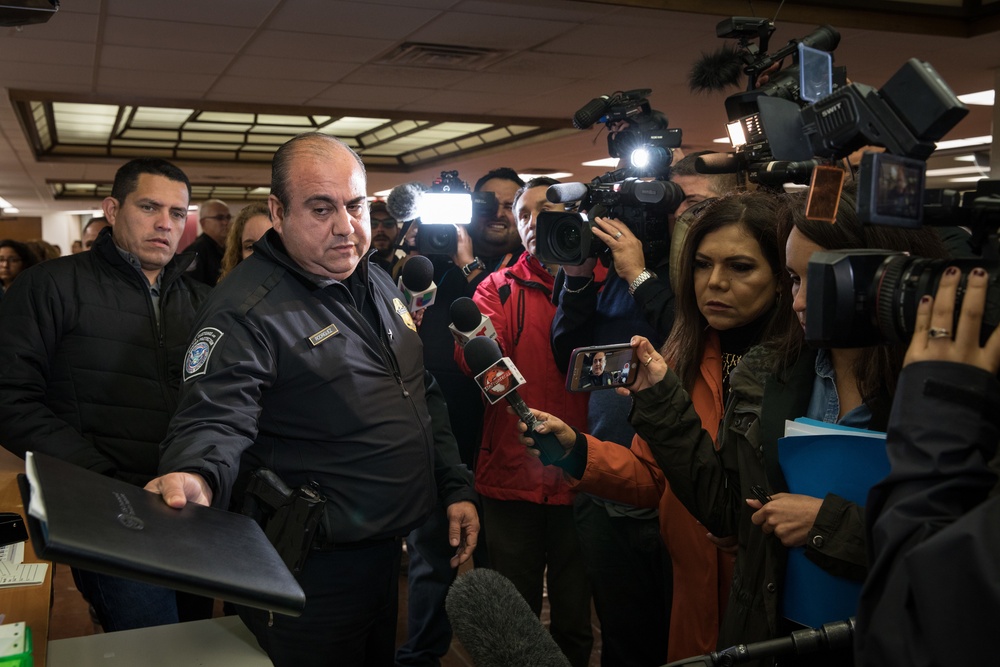 Joint CBP and DOD Briefing on Operation Secure Line - Hidalgo, Texas