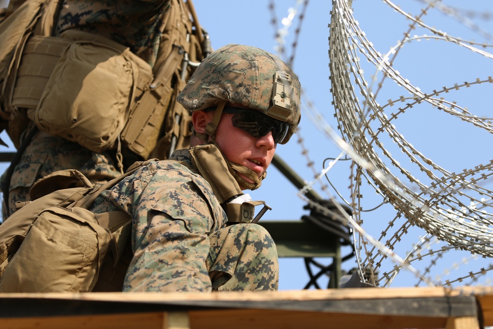 Marines Fortify Southwest Border Fencing